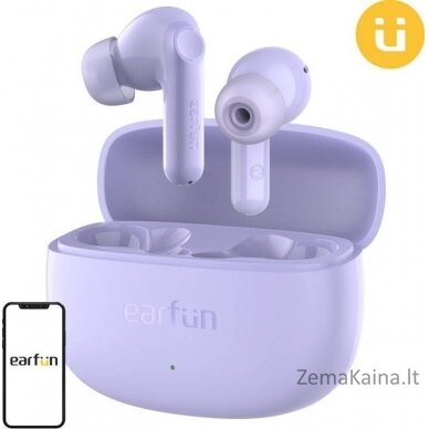 TWS EarFun Air life ausinės (violetinės)