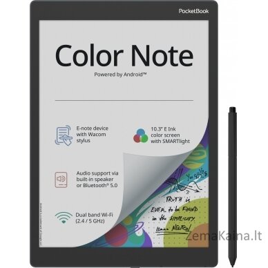 E-Reader|POCKETBOOK|10,3"|1872x1404|1xUSB-C|Micro SDXC|Belaidis LAN|Bluetooth|Storm Mėlyna|PB1041-1-WW