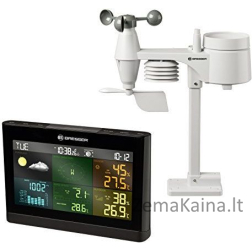 Oro stoties „Bresser Comfort WetterCenter 5in1“ belaidžio skaitmeninio oro stotis (7002550cm3000)