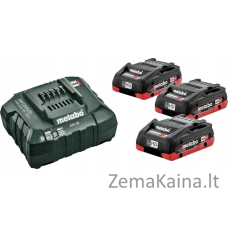 18V akumuliatorių rinkinys 3 x4,0Ah LiHD, Metabo