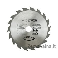 Yato nutraukia medieną 160x20mm 18Z YT-6055