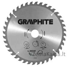 Grafitas piła skydliaukės 216x30x3.2mm 48z. - 57H680