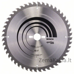 Bosch Piła Piła 300x30x3.2mm 48Z. Optilino mediena - 2608640672