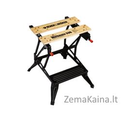„Black & Decker“ darbininkų dirbtuvių stalas su 2 darbiniais aukštumais WM536