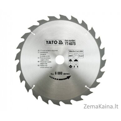 Yato nutraukia medieną 300x30mm 24Z YT-6075