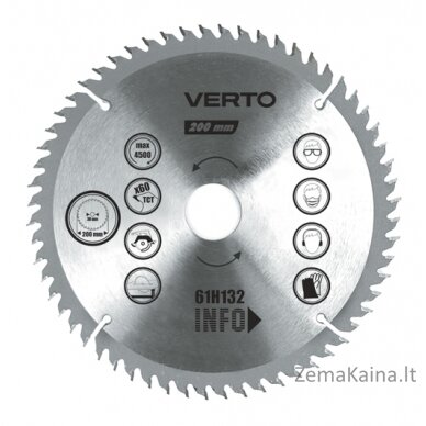 Verto piła Ryczowa 250x30mm 40Z 61H134