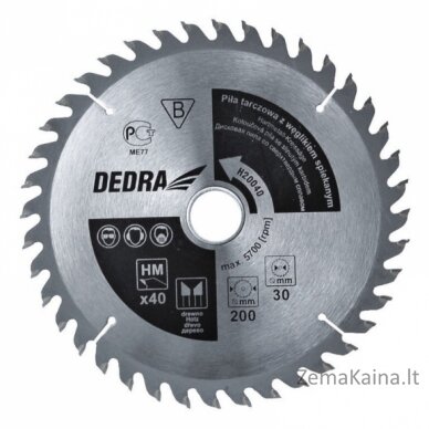 Dedra Dyła mediena medienai 170x16 mm 24z. - H17024E