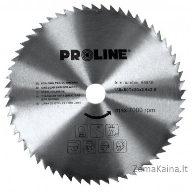 Line linija, skirta medienai 250x30 mm 60z. - 84825