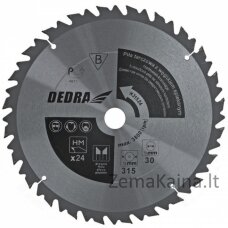 DEDRA PIła Ryczowa 450x30mm 36Z. Su HM plytelėmis ir tiekimo stotele - HL45036