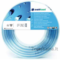 Cellfast nesustiprinta žarna, skirta bendram naudojimui ant stovo 10 x 1,5 mm 100 m (20-664)