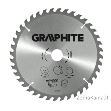 Graphite Village Shield 300x30mm 40 dantys - 55H606