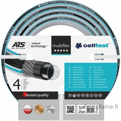 Cellfast MultiFlex sodo žarna 3/4" 25m (13-220)