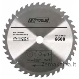 „Awtools“ medienos atsiribojimas medienai 125 x 22 mm 40z (AW48455)