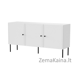 3D komoda PALAZZO BIS 151x40x75 balta matinė