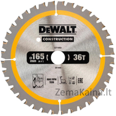 Dewalt Piła Piła 165x20MMX36Z - DT1950 -QZ