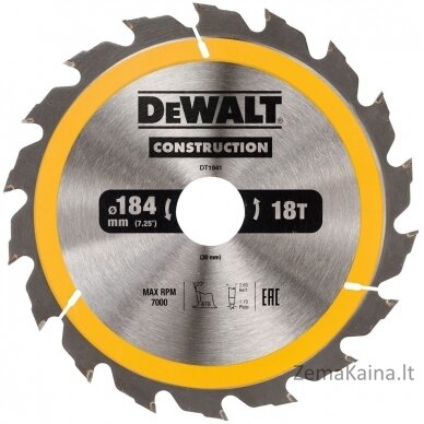 Dewalt piła piła 184x30mmx18z - dt1941 -qz