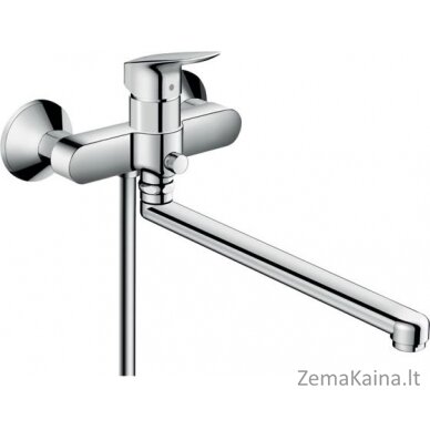 Hansgrohe Logis vonios maišytuvas, montuojamas ant sienos, chromuotas (71402000)