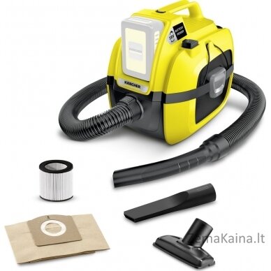 Rankinis dulkių siurblys „Karcher WD 1 Compact Battery“