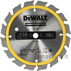 „DeWalt Piła“ diskas 136x10mm24Z DT1947-QZ