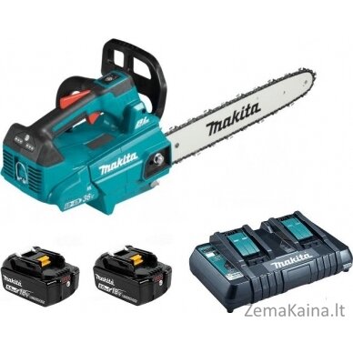 Makita Duc356pt2b 2 x 18 V 35 cm grandinės pjūklas