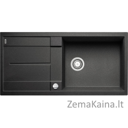 Tuščias kriauklė xl 6 s Silgranit antracitas su automatiniu kamščiu (515286)