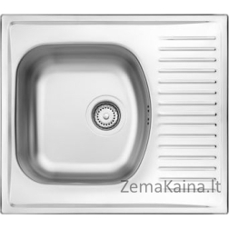 Deante 1 kameros kriauklė su trumpa 51 x 58 cm plieno kanalizacija (ZMU 3113)
