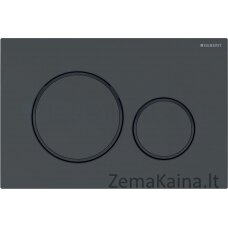 Geberit Sigma 20 nuleidimo mygtukas tualetui, blizgus juodas (115882DW1)