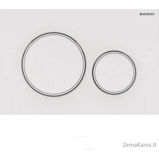 Geberit nuleidimo mygtukas Geberit Sigma20 pavaros mygtukas, priekinis, baltai matinė balta-balta [1/10]