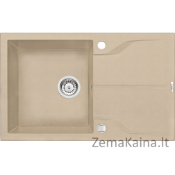Deante 1 kameros kriauklė Andante su lašintuvu 49 x 78 cm Alabaster (ZQN_A113)