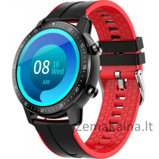 „Smartwatch Senbono S30“ juoda ir raudona (28442)