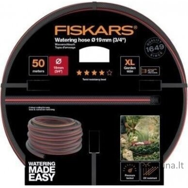 Fiskars sodo žarna 3/4" 50 m - Q4 FS1027111