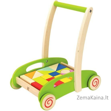 Hape Didelis vežimėlis su kaladėlėmis HA-0371