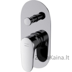 Cersanit Inverto potinkinis vonios maišytuvas, chromas (S951-313)