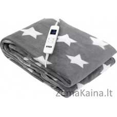 „Noveen EB651“ elektrinė antklodė Super Soft 130x180 cm pilkos žvaigždės