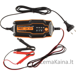 Neo Automatinis įkroviklis (Automatinis įkroviklis 2A/35W, 4-60Ah, švino rūgšties / AGM / GEL akumuliatoriams)