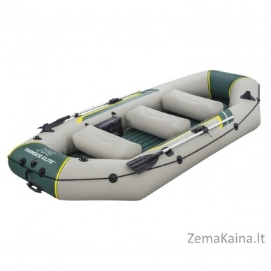 Bestway Ranger Elite X4 Raft, 320х148х47 cm, 4-vietė pripučiama valtis kietu dugnu 3