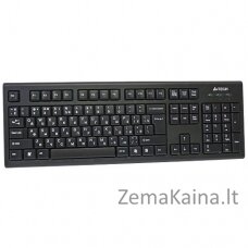 A4Tech KR-85 klaviatūra USB QWERTY Anglų (JAV) Juoda