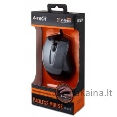 A4Tech N-500F kompiuterio pelė USB A tipo V-Track 1600 DPI Dešinės rankos