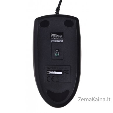 A4Tech OP-620D kompiuterio pelė USB A tipo Optinis 800 DPI Abiems rankoms 3