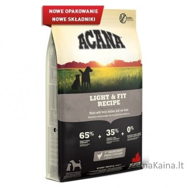 ACANA Dog Light & Fit Recipe - dry dog food - 11,4kg