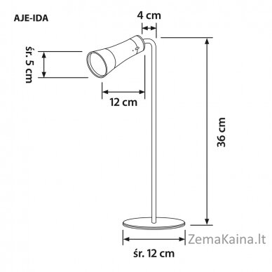 Activejet Daugiafunkcinė lempa AJE-IDA 4IN1 19