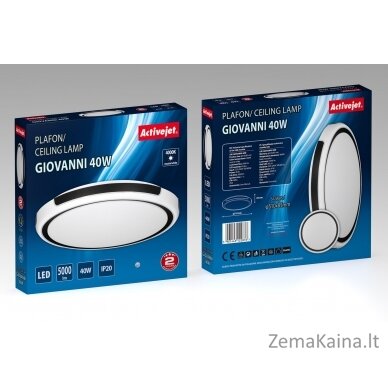 Activejet LED lubinis šviestuvas AJE-GIOVANNI 40W 4