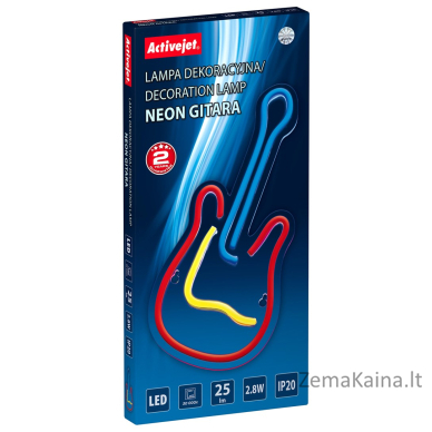 Activejet Neoninė LED AJE-NEON GITARA 2