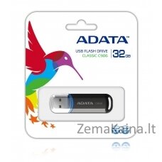 ADATA 32GB C906 USB atmintukas USB A tipo 2.0 Juoda