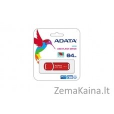 ADATA 64GB DashDrive UV150 USB atmintukas USB A tipo 3.2 Gen 1 (3.1 Gen 1) Raudona