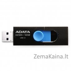 ADATA UV320 USB atmintukas 32 GB USB A tipo 3.2 Gen 1 (3.1 Gen 1) Juoda, Mėlyna