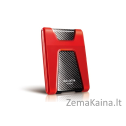 ADATA DashDrive Durable HD650 išorinis kietasis diskas 1000 GB Raudona