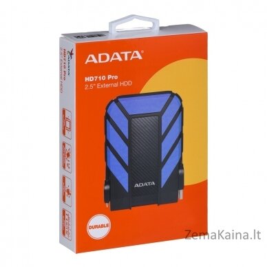 ADATA HD710 Pro išorinis kietasis diskas 2000 GB Juoda, Mėlyna 6