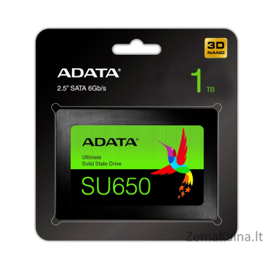 ADATA SU650 2.5" 1 TB „Serial ATA III“ 3D NAND 4