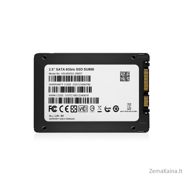 ADATA Ultimate SU800 2.5" 256 GB „Serial ATA III“ TLC 5